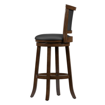 black Bar Height Bar Stools Set of 2 Wesley Collection product image by CorLiving#color_black