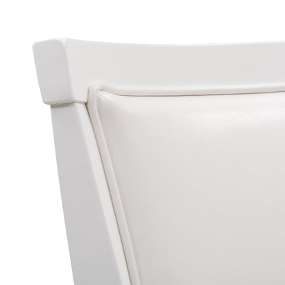 white Bar Height Bar Stools Set of 2 Wesley Collection detail image by CorLiving#color_white