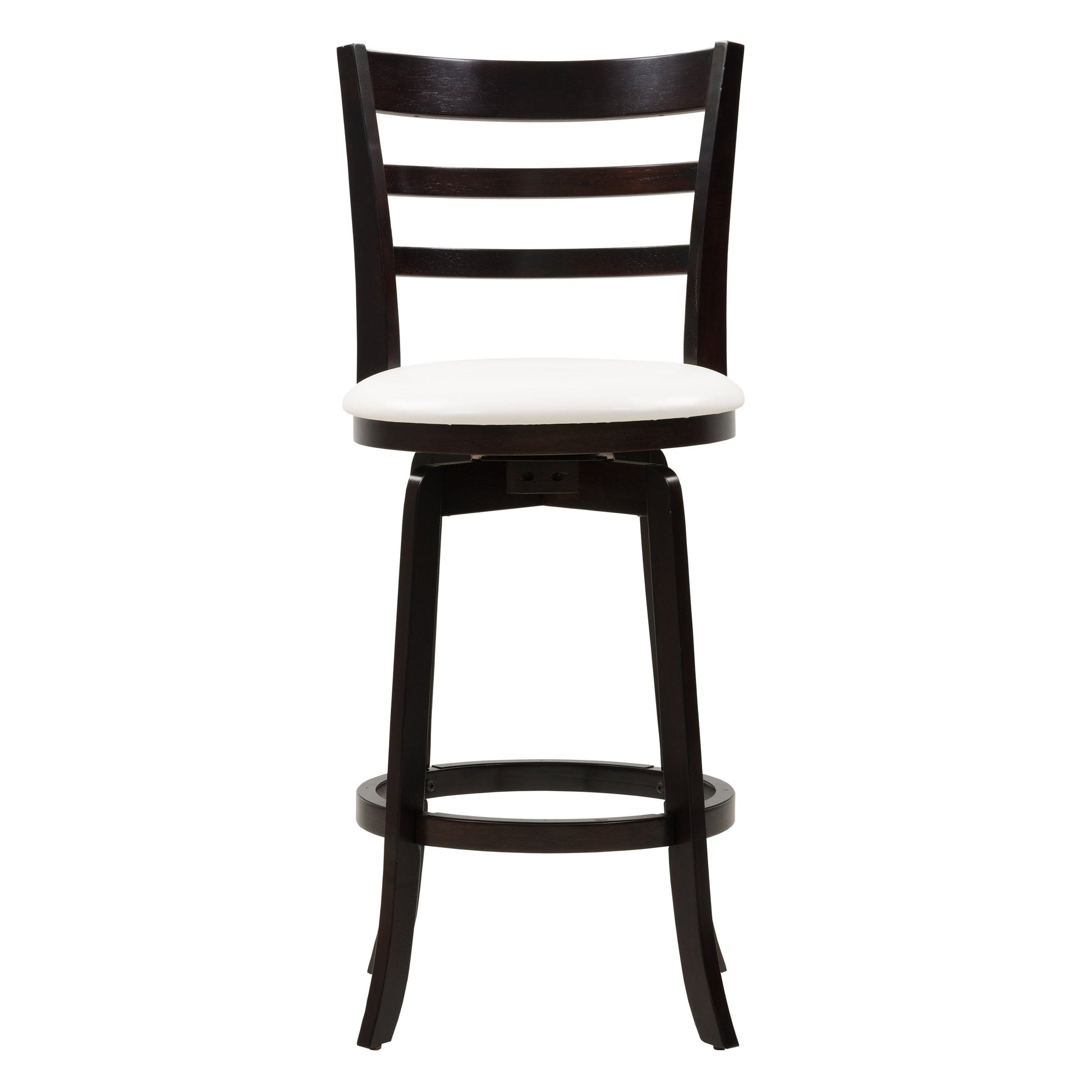 white Wood Bar Stool Bar Height Woodgrove Collection product image by CorLiving#color_white