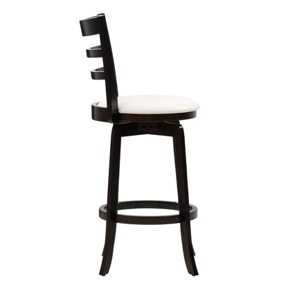 white Wood Bar Stool Bar Height Woodgrove Collection product image by CorLiving#color_white