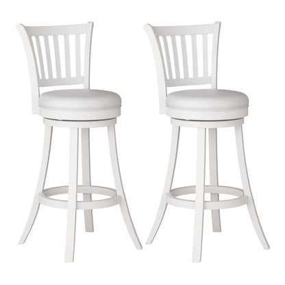 white White Bar Stools Set of 2 Winston Collection product image by CorLiving#color_white