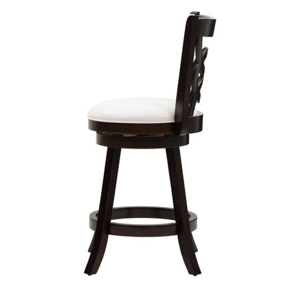 white Wood Bar Stools Counter Height Wren Collection product image by CorLiving#color_white