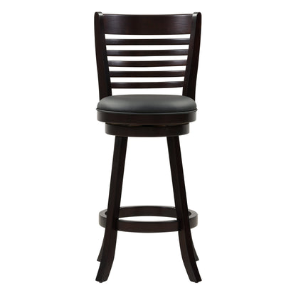 black Bar Height Bar Stools Set of 2 Willa Collection product image by CorLiving#color_black