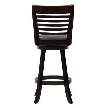 black Bar Height Bar Stools Set of 2 Willa Collection product image by CorLiving#color_black