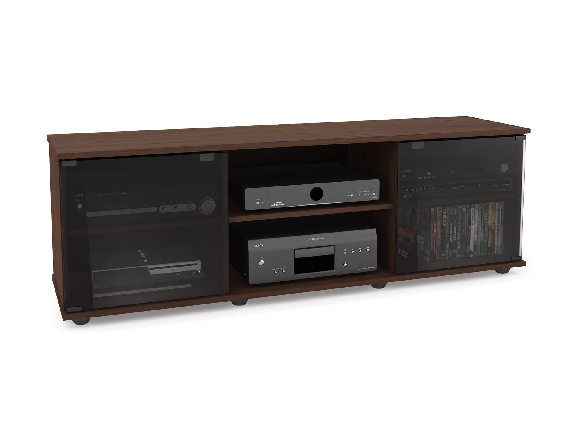 maple Wood TV Stand for TVs up to 75" Fiji Collection product image by CorLiving#color_maple