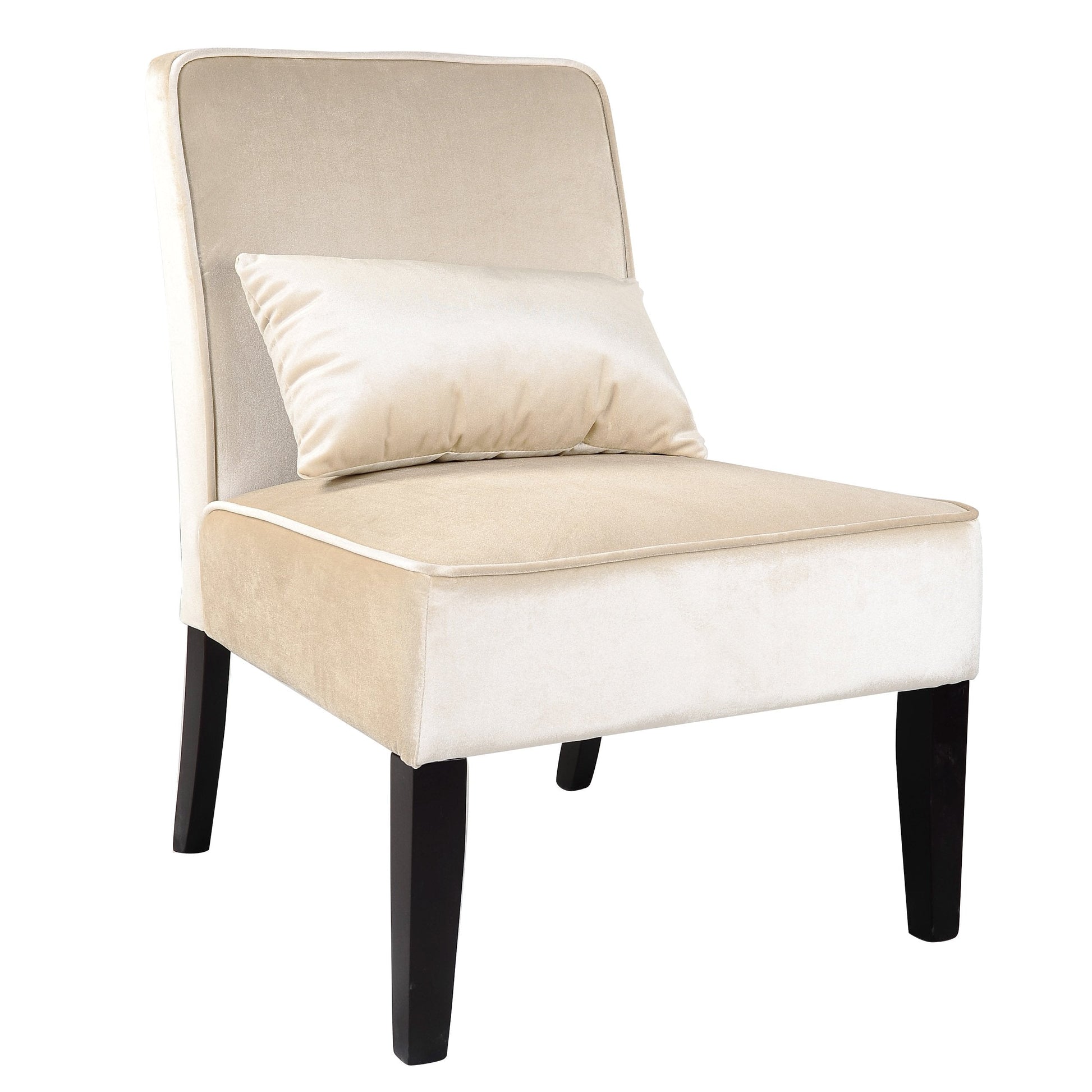 cream Lounge Chair for Bedroom CorLiving Collection product image by CorLiving#color_cream