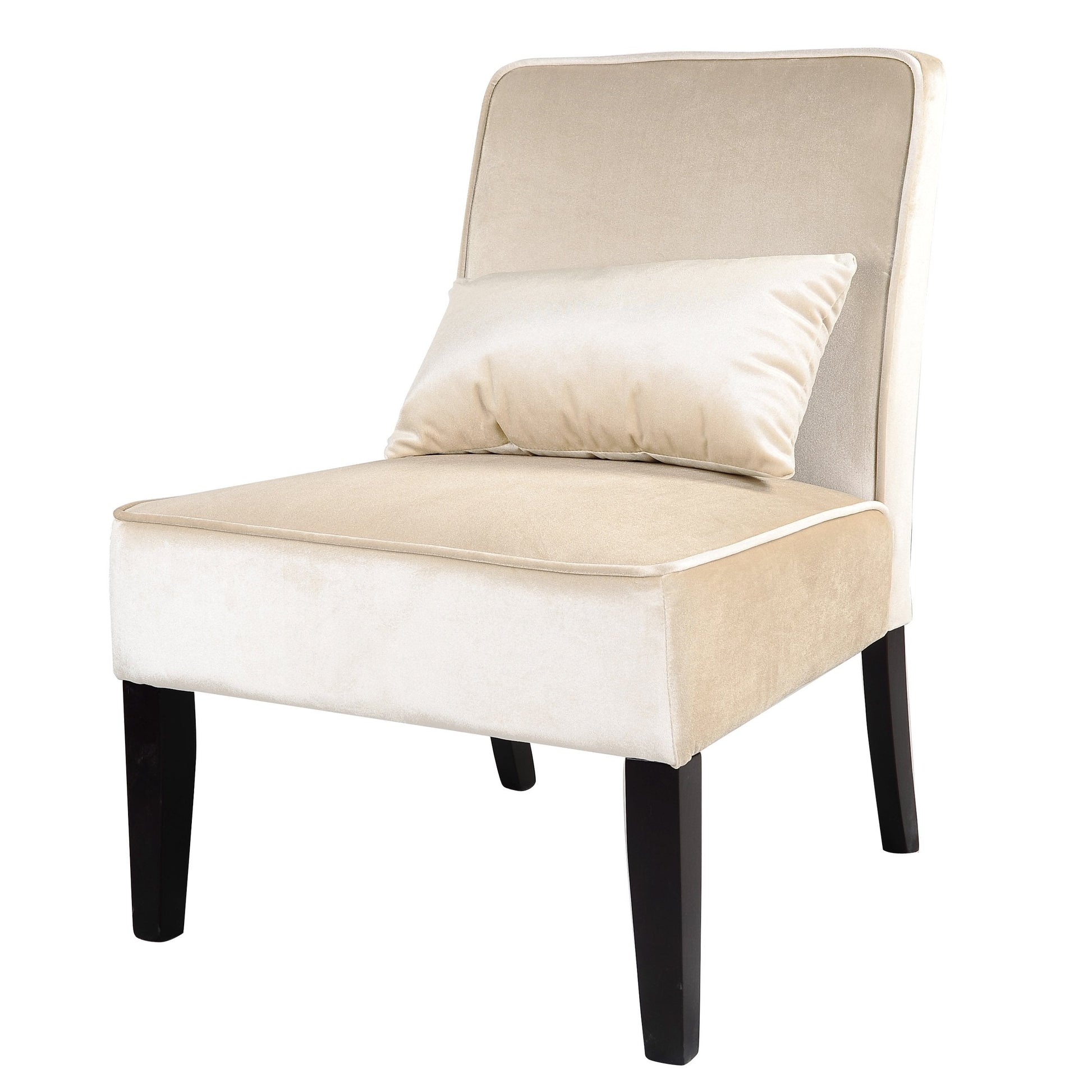 cream Lounge Chair for Bedroom CorLiving Collection product image by CorLiving#color_cream