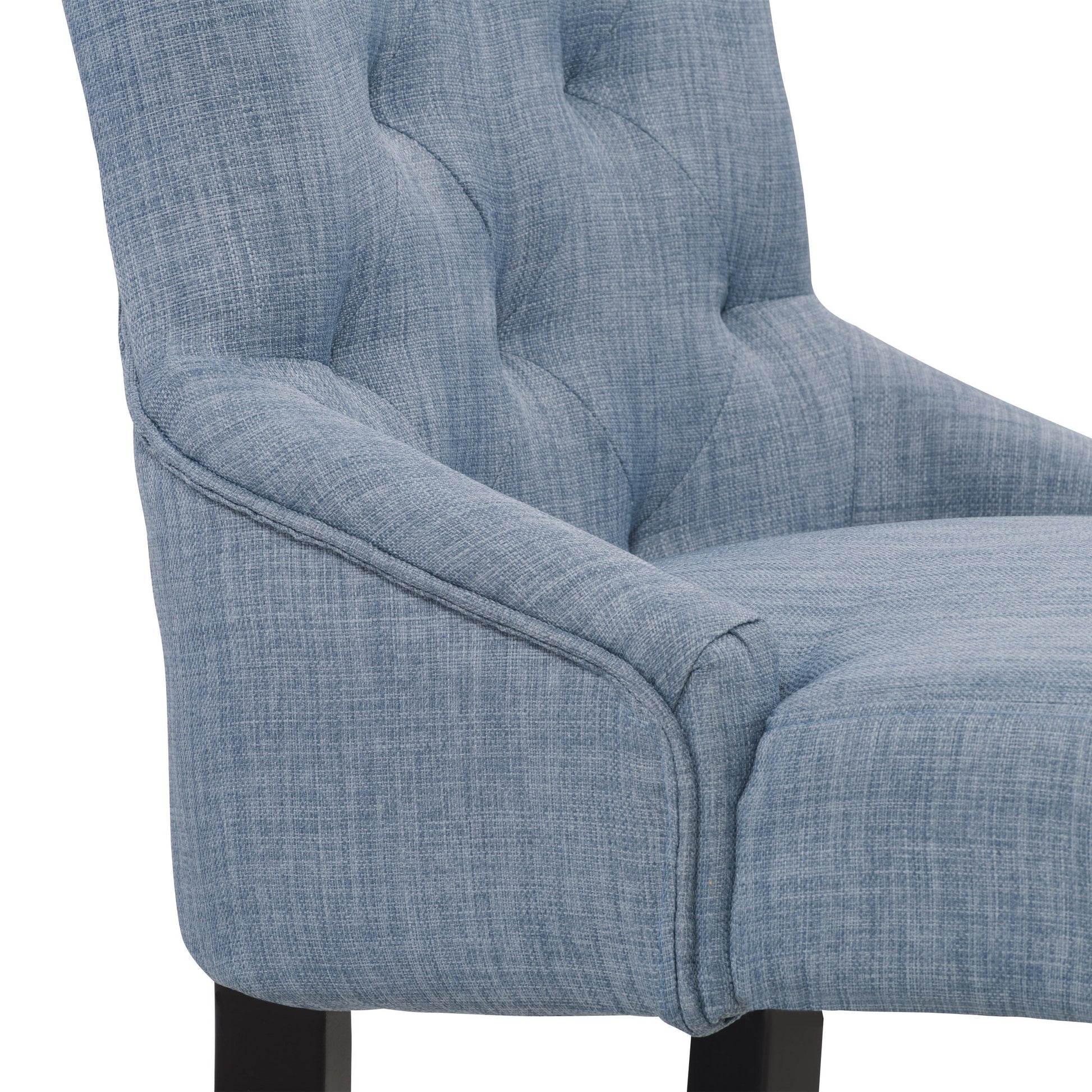 blue grey Accent Chairs Set of 2 Antonio Collection detail image by CorLiving#color_blue-grey