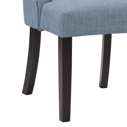 blue grey Accent Chairs Set of 2 Antonio Collection detail image by CorLiving#color_blue-grey