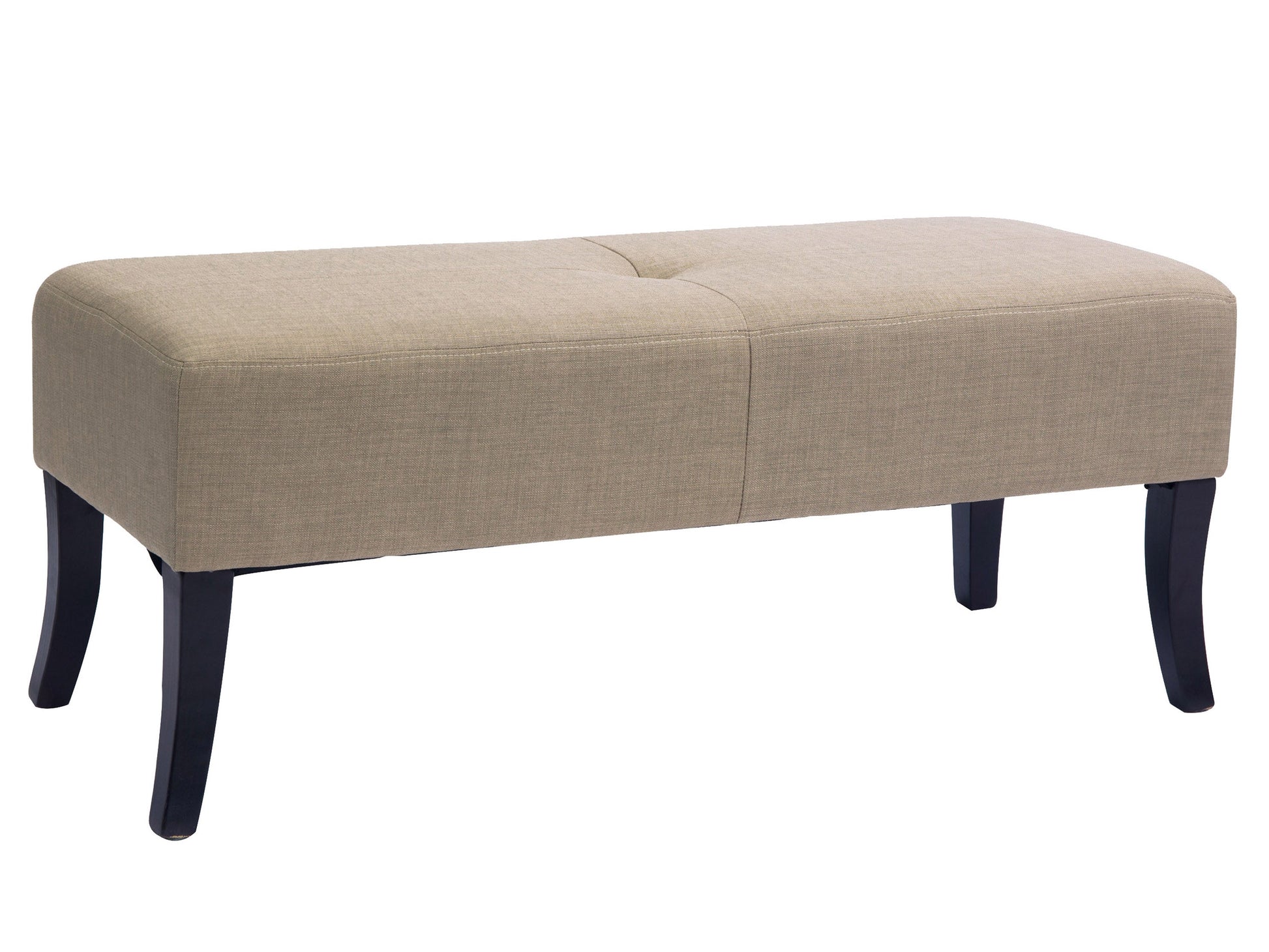 taupe Upholstered Bench Antonio Collection product image by CorLiving#color_antonio-taupe