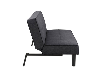 dark grey Convertible Futon Sofa Bed Yorkton collection product image by CorLiving#color_dark-grey