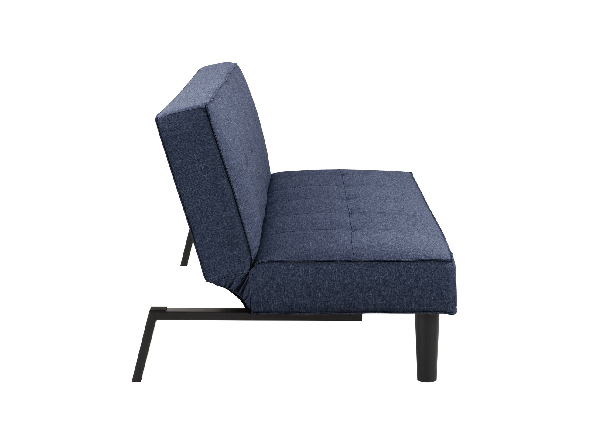 navy blue Convertible Futon Sofa Bed Yorkton collection product image by CorLiving#color_navy-blue