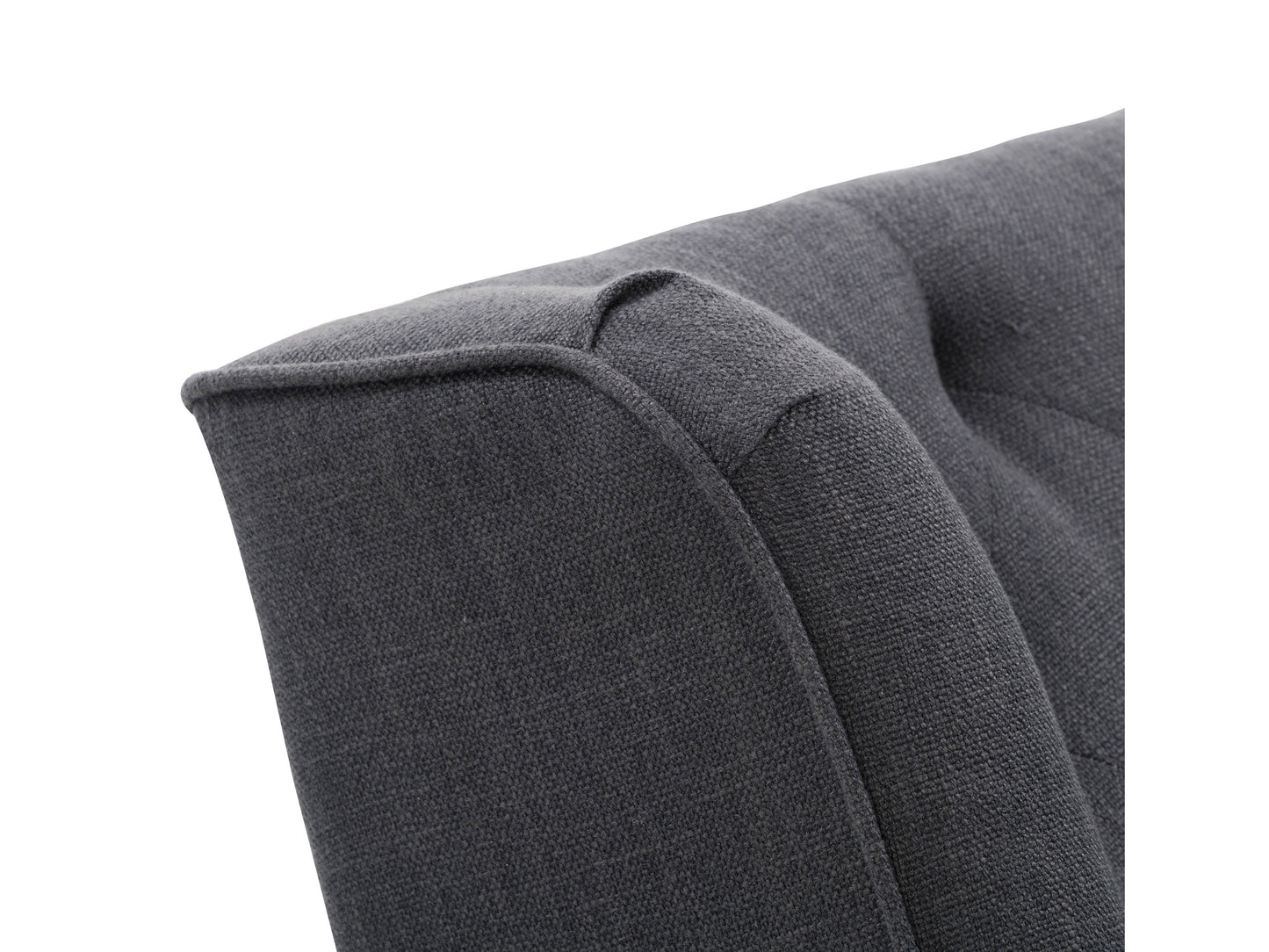 dark grey Modern Rocking Chair Freya Collection detail image by CorLiving#color_freya-dark-grey