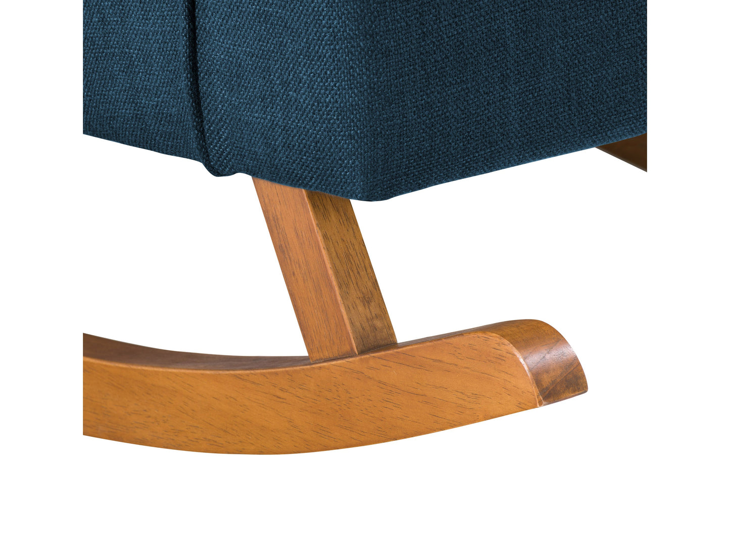 navy blue Modern Rocking Chair Freya Collection detail image by CorLiving#color_freya-navy-blue