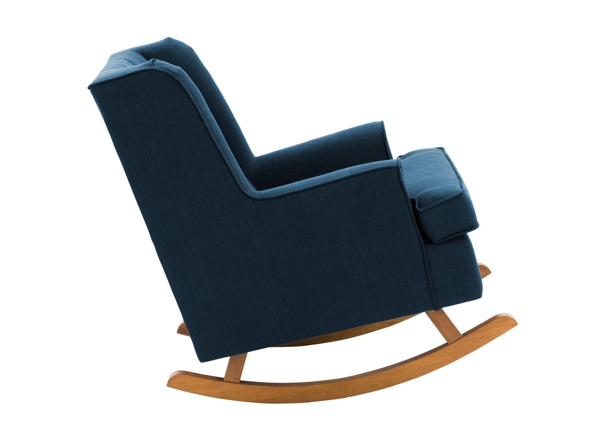 navy blue Modern Rocking Chair Freya Collection product image by CorLiving#color_freya-navy-blue