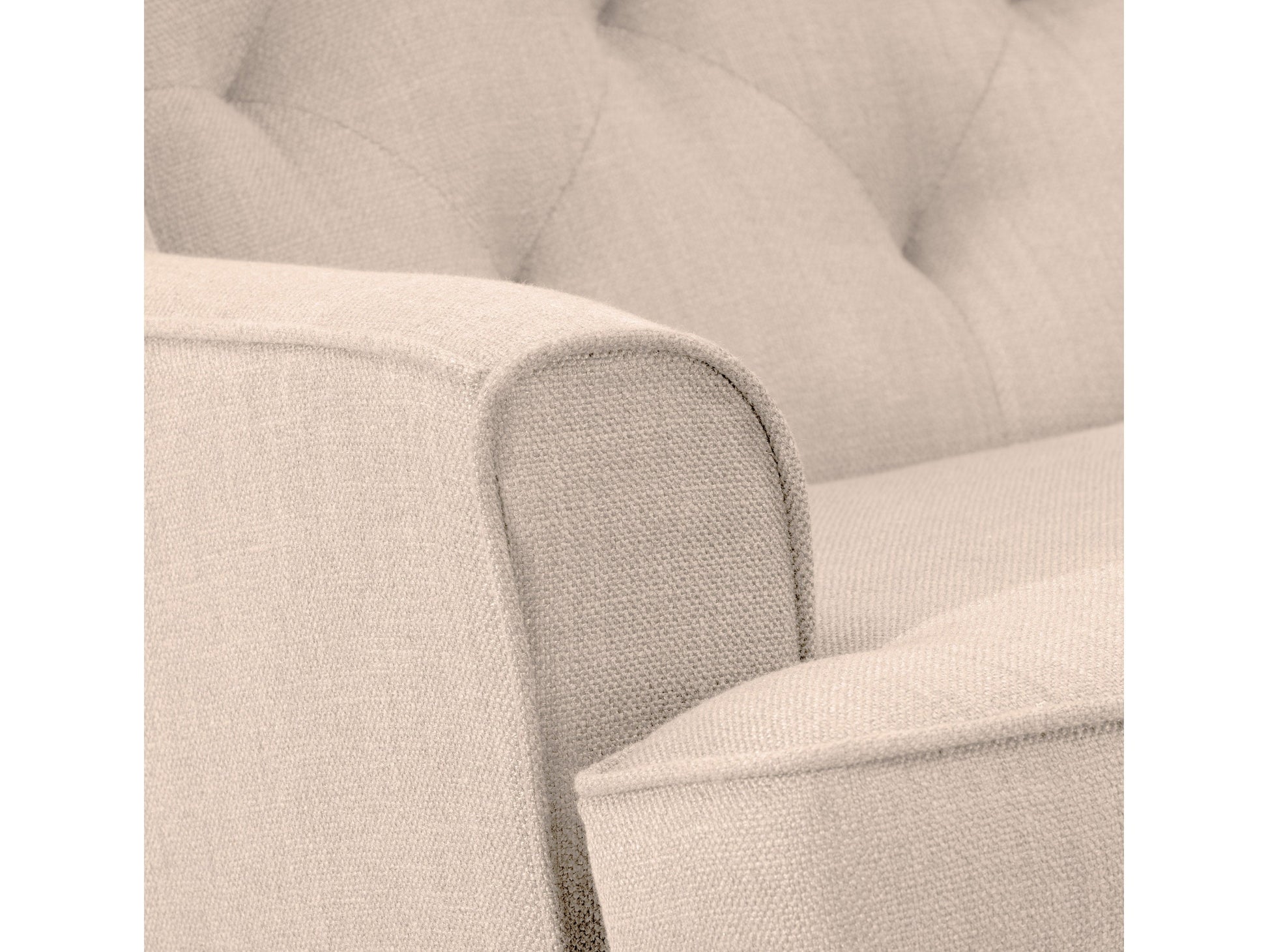 beige Modern Rocking Chair Freya Collection detail image by CorLiving#color_freya-beige