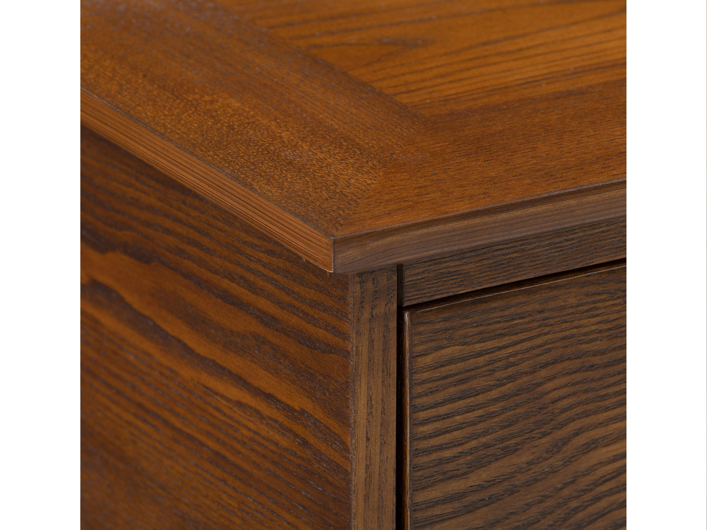 cherry brown TV Bench for TVs up to 95" Houston Collection detail image by CorLiving#color_cherry-brown