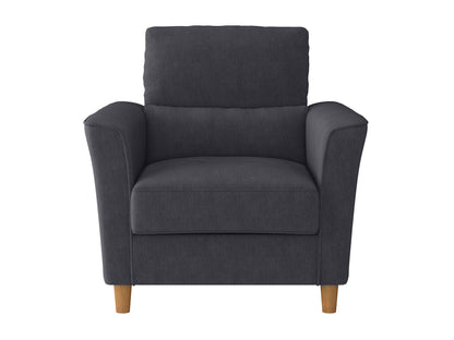 dark grey Modern Accent Chair Caroline Collection product image by CorLiving#color_caroline-dark-grey
