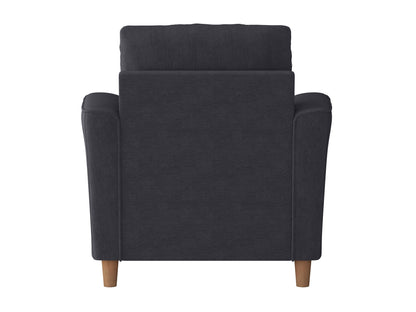 dark grey Modern Accent Chair Caroline Collection product image by CorLiving#color_caroline-dark-grey