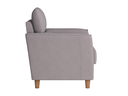 light grey Modern Accent Chair Caroline Collection product image by CorLiving#color_caroline-light-grey