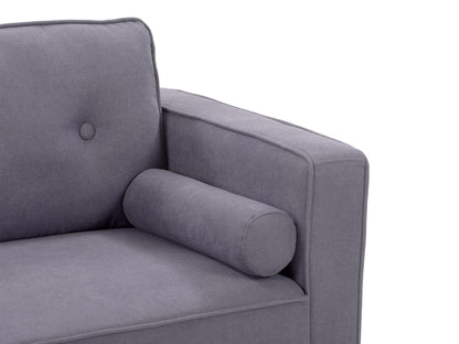 grey Sofa and Chair Set, 2 piece Mulberry collection detail image by CorLiving#color_grey