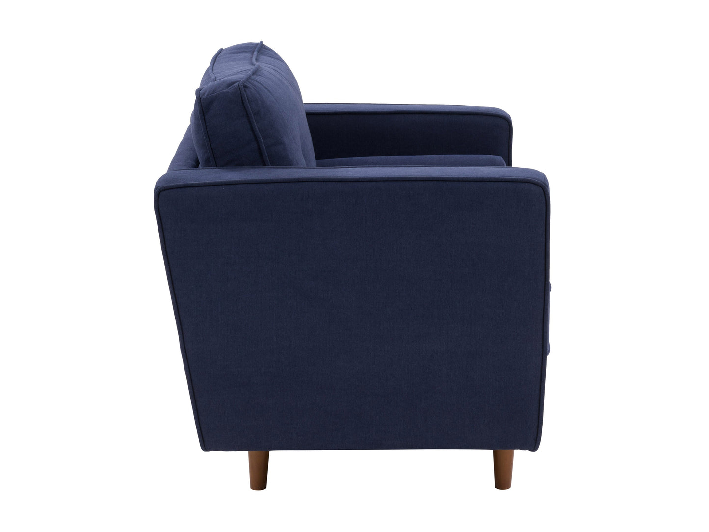 navy blue Mid-Century Modern Accent Chair Mulberry Collection product image by CorLiving#color_mulberry-navy-blue