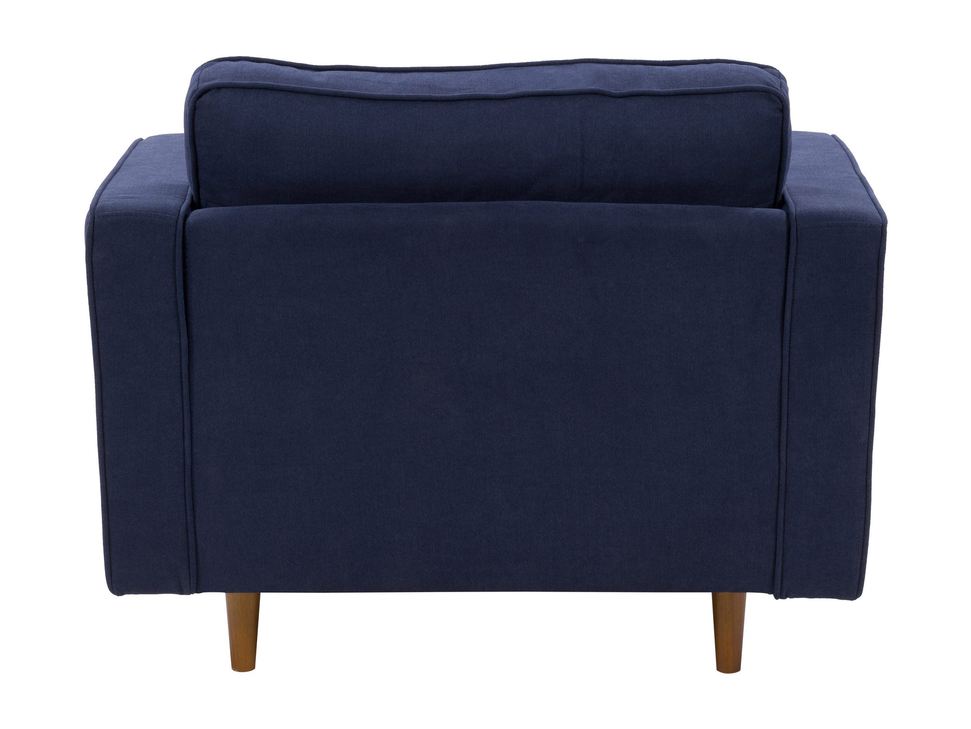 navy blue Mid-Century Modern Accent Chair Mulberry Collection product image by CorLiving#color_mulberry-navy-blue