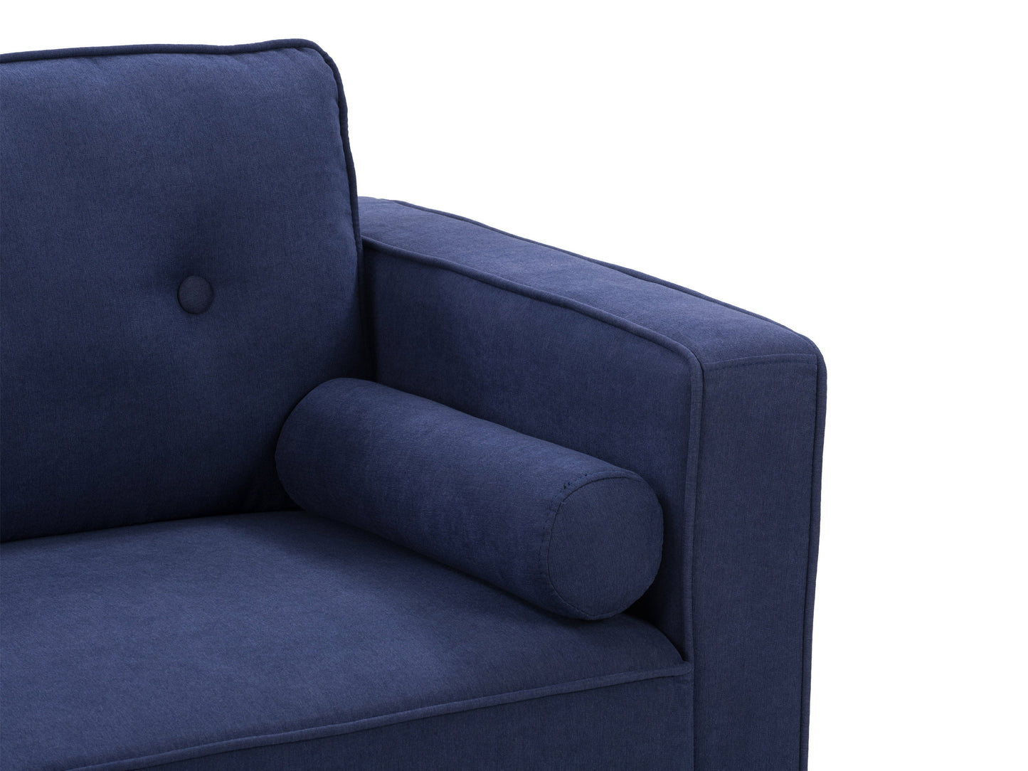 navy blue 3 Seater Sofa Mulberry collection detail image by CorLiving#color_navy-blue