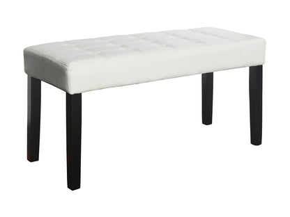 white Tufted Bench California Collection product image by CorLiving#color_california-white