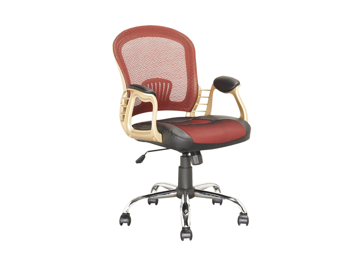 red Mesh Office Chair Quinn Collection product image by CorLiving#color_red