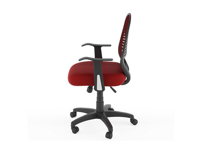 red Mesh Office Chair Avery Collection product image by CorLiving#color_red