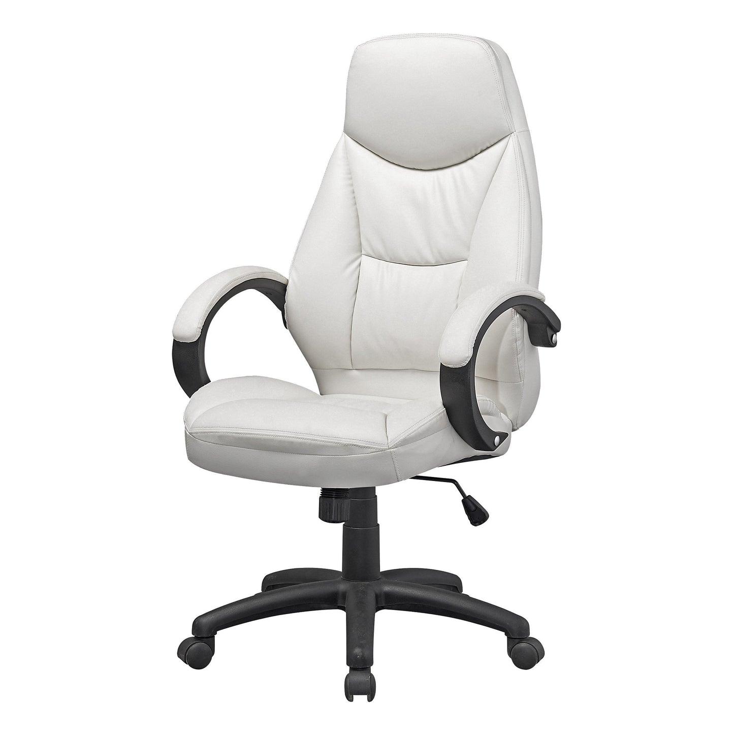 white Office Chair with Lumbar Support Erin Collection product image by CorLiving#color_white