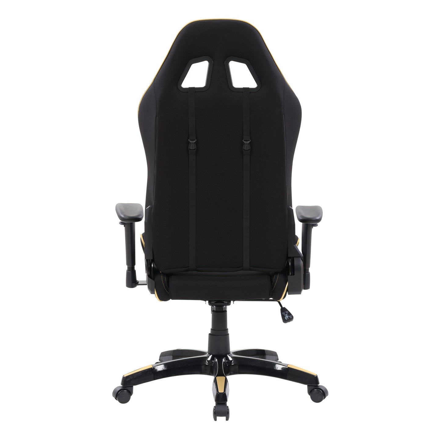 black and gold Ergonomic Gaming Chair Workspace Collection product image by CorLiving#color_black-and-gold