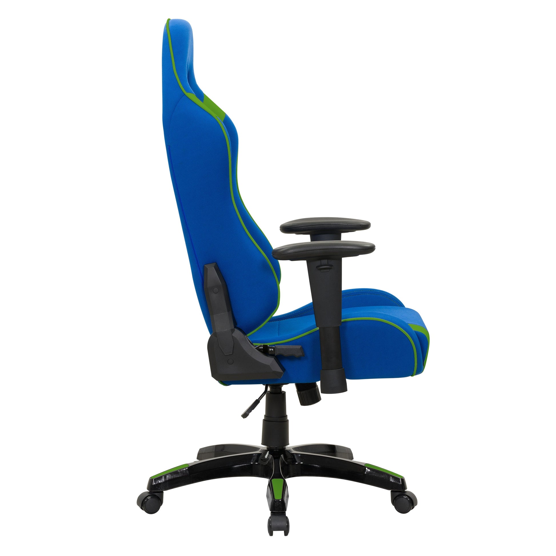 blue and green Ergonomic Gaming Chair Workspace Collection product image by CorLiving#color_blue-and-green