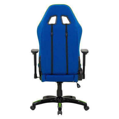 blue and green Ergonomic Gaming Chair Workspace Collection product image by CorLiving#color_blue-and-green