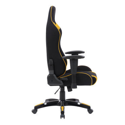 black and yellow Ergonomic Gaming Chair Workspace Collection product image by CorLiving#color_black-and-yellow