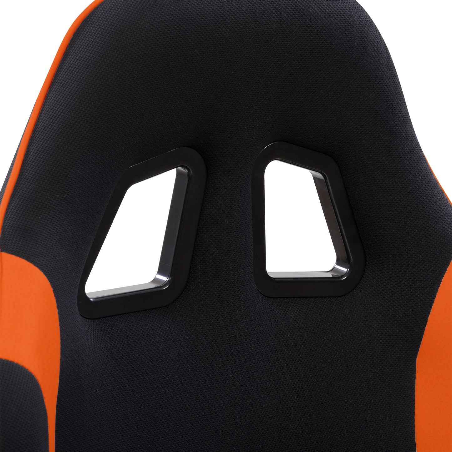 black and orange Ergonomic Gaming Chair Workspace Collection detail image by CorLiving#color_black-and-orange