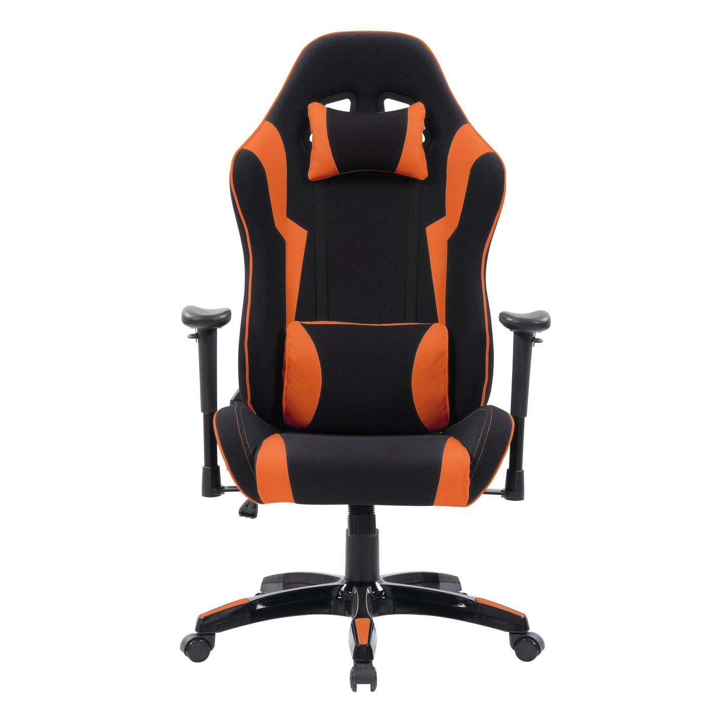 black and orange Ergonomic Gaming Chair Workspace Collection product image by CorLiving#color_black-and-orange