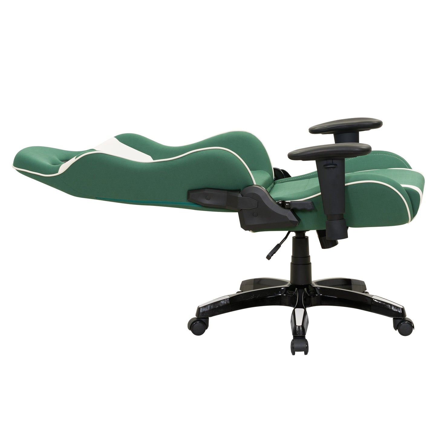 green and white Ergonomic Gaming Chair Workspace Collection product image by CorLiving#color_green-and-white