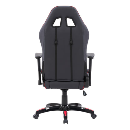 grey and red Ergonomic Gaming Chair Workspace Collection product image by CorLiving#color_grey-and-red