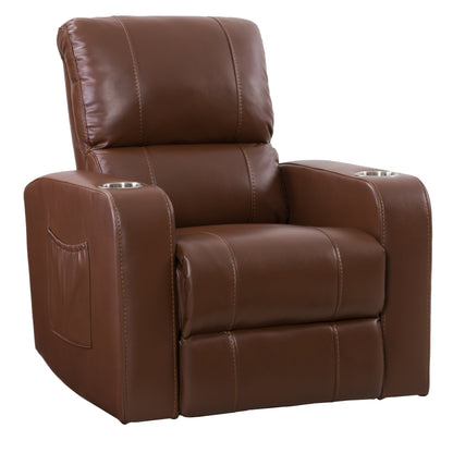 brown Power Recliner Tuscon Collection product image by CorLiving#color_brown