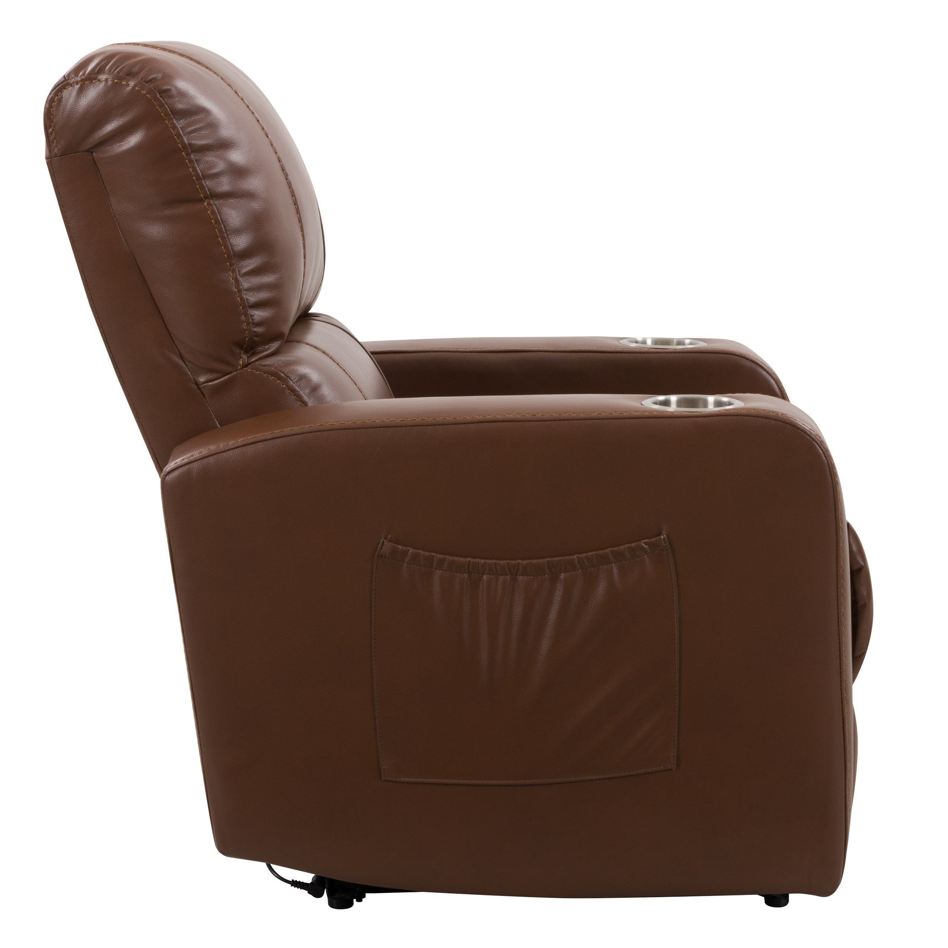 brown Power Recliner Tuscon Collection product image by CorLiving#color_brown