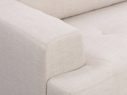 beige L Shaped Couch, Left Facing Madelyn collection detail image by CorLiving#color_beige
