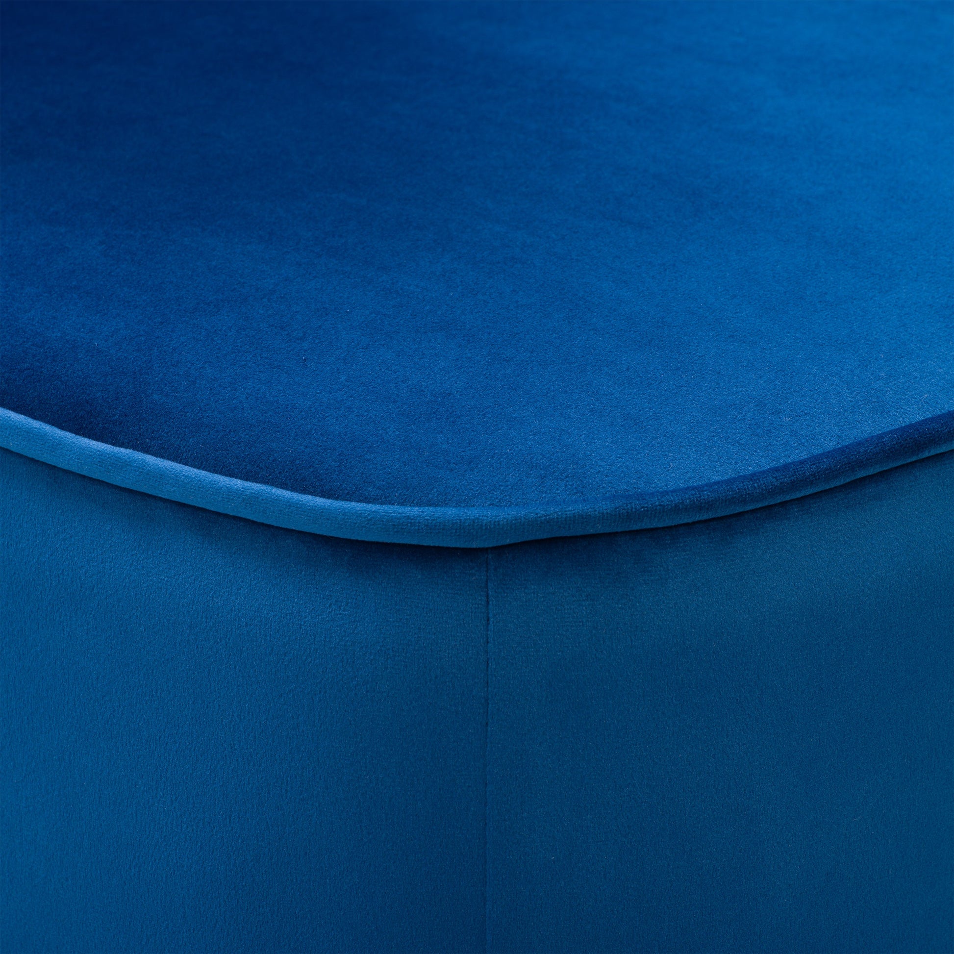 blue Velvet Accent Chair Lynwood Collection detail image by CorLiving#color_blue