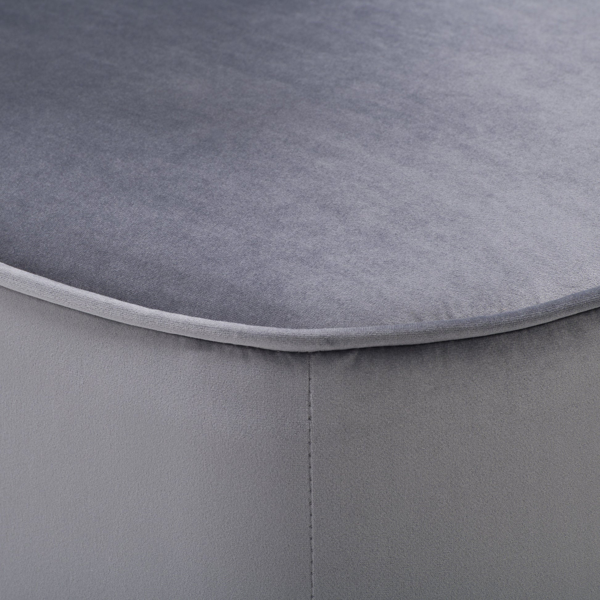 grey Velvet Accent Chair Lynwood Collection detail image by CorLiving#color_grey