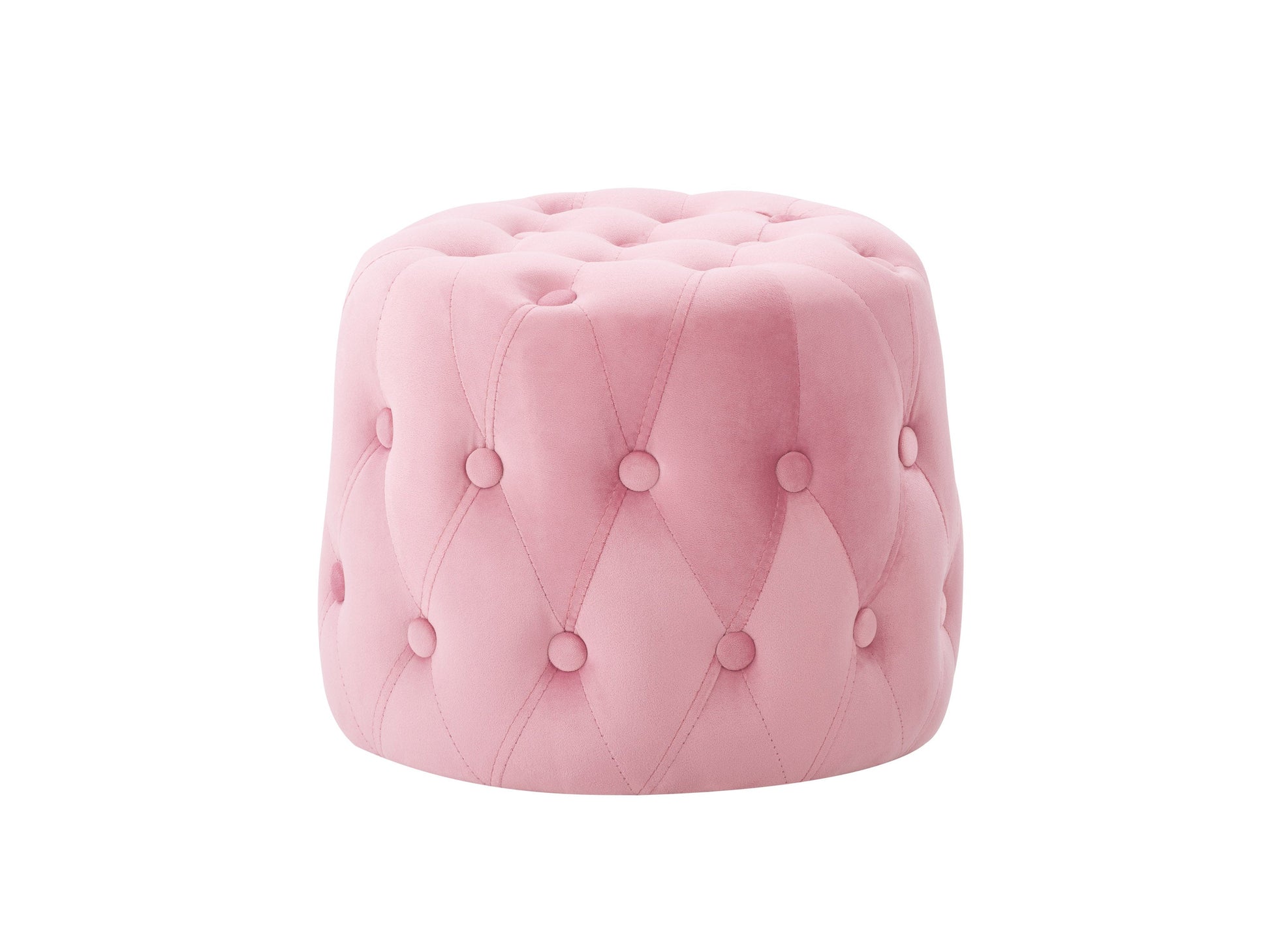 pink Small Round Ottoman Lynwood Collection product image by CorLiving#color_lynwood-pink