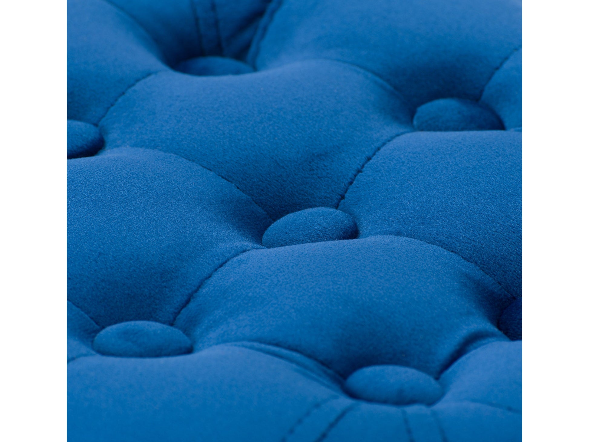 blue Large Round Ottoman Lynwood Collection detail image by CorLiving#color_lynwood-blue