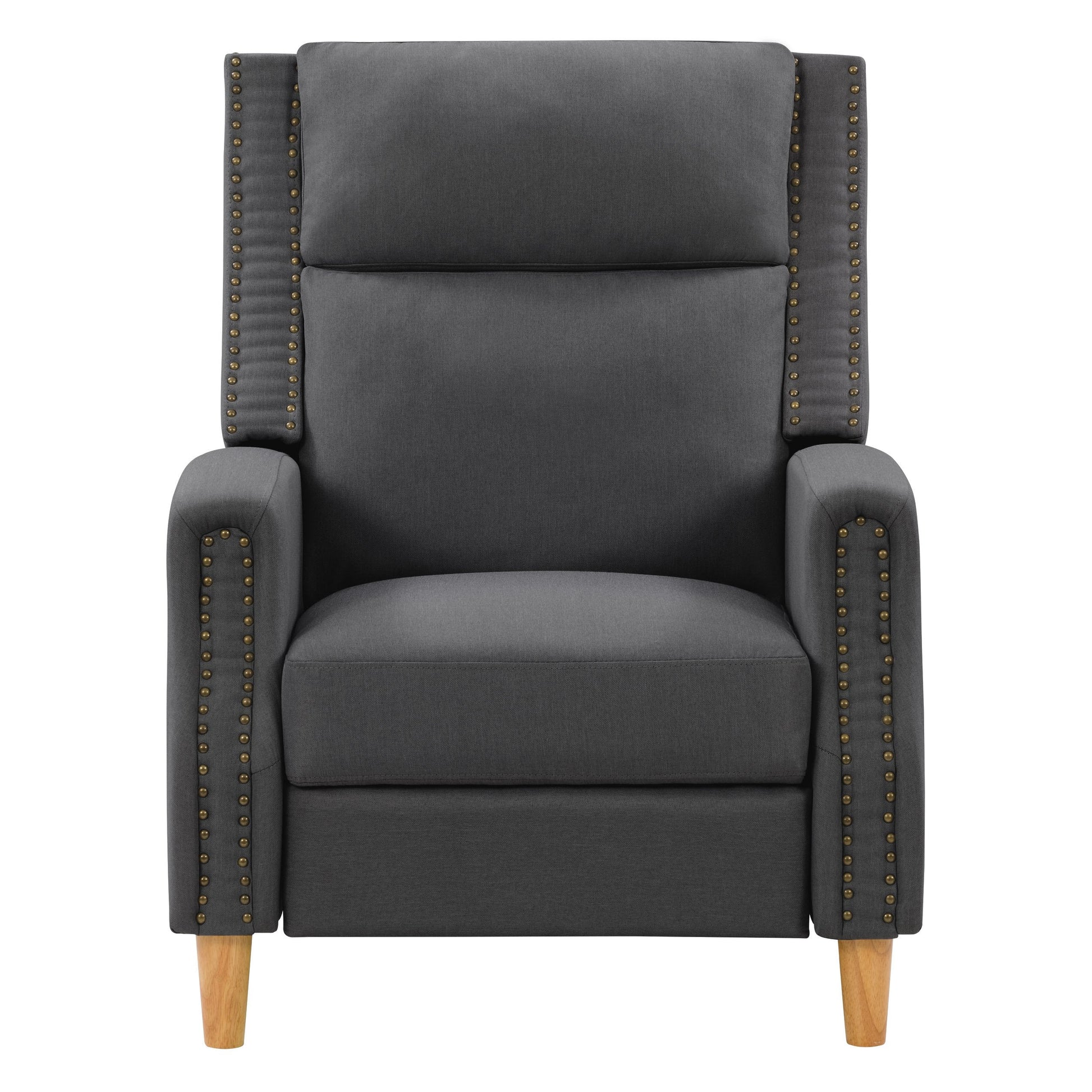 dark grey Reclining Accent Chair Lynwood Collection product image by CorLiving#color_dark-grey