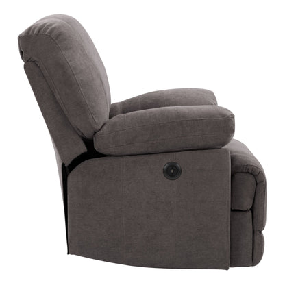 grey Recliner Chair with Remote Control Lea Collection product image by CorLiving#color_grey