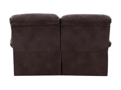 chocolate brown Power Reclining Loveseat Sofa Lea collection product image by CorLiving#color_chocolate-brown